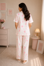 Pink Petal PJ & Shorts Set