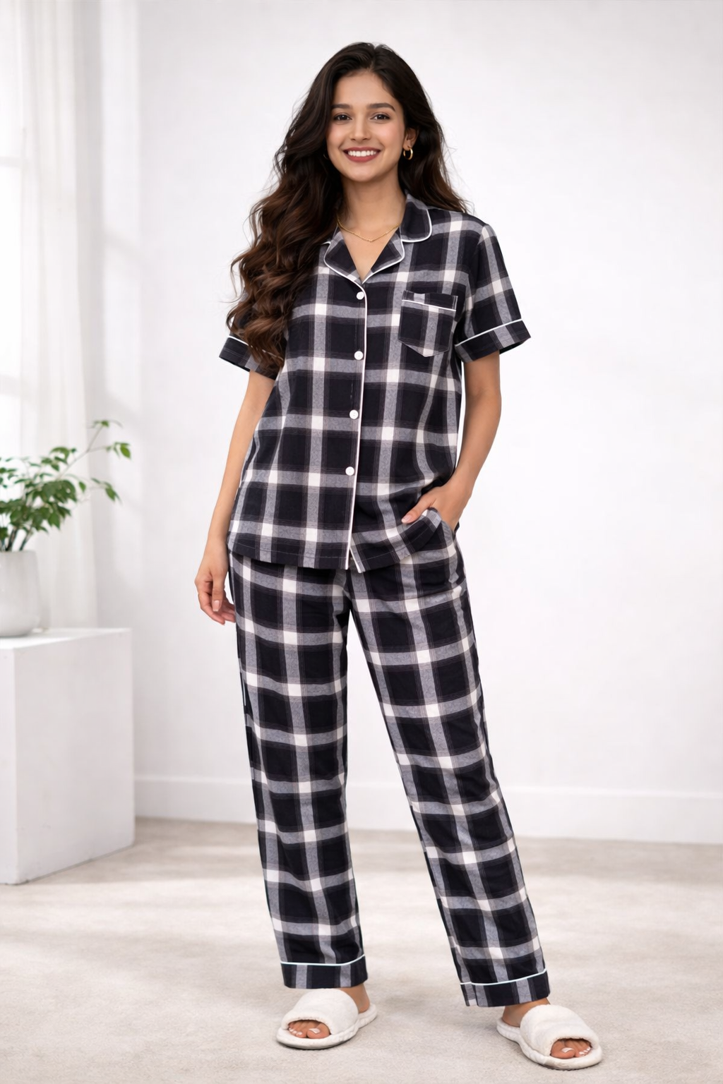 Checkered Dreams PJ Set