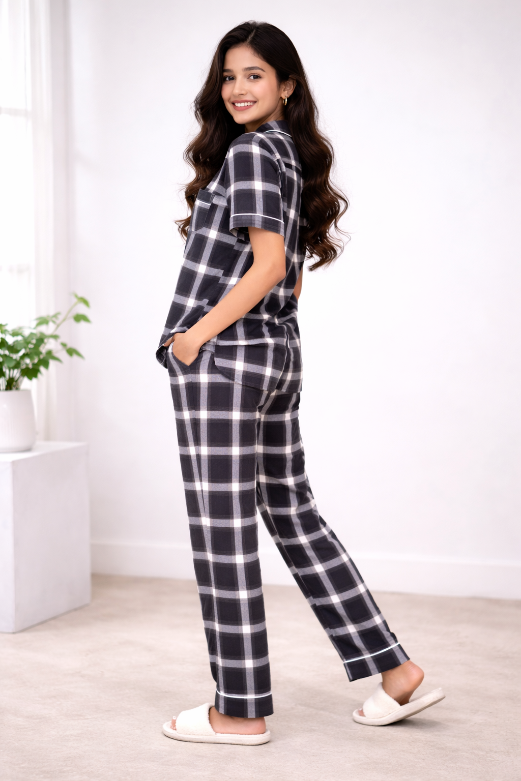 Checkered Dreams PJ Set