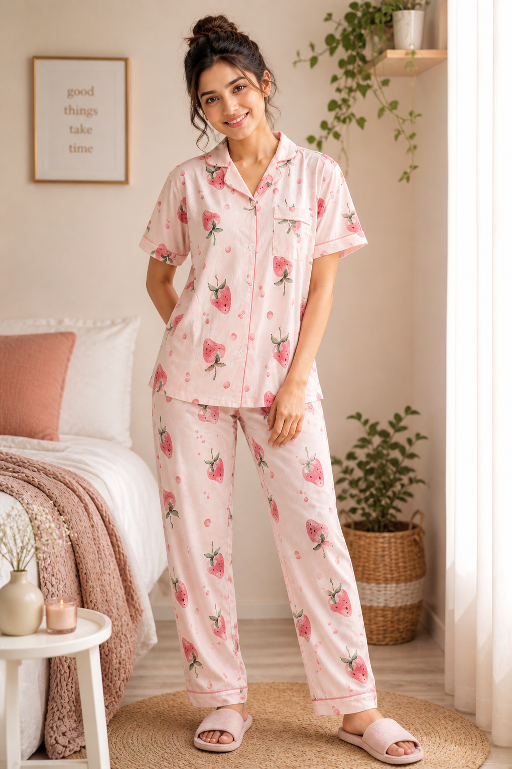 Strawberry Milk PJ Set