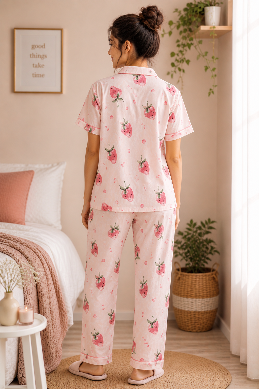 Strawberry Milk PJ Set