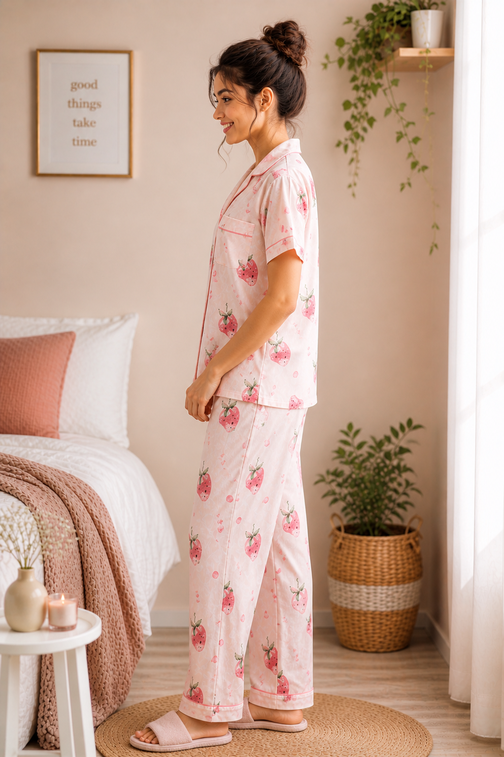 Strawberry Milk PJ Set