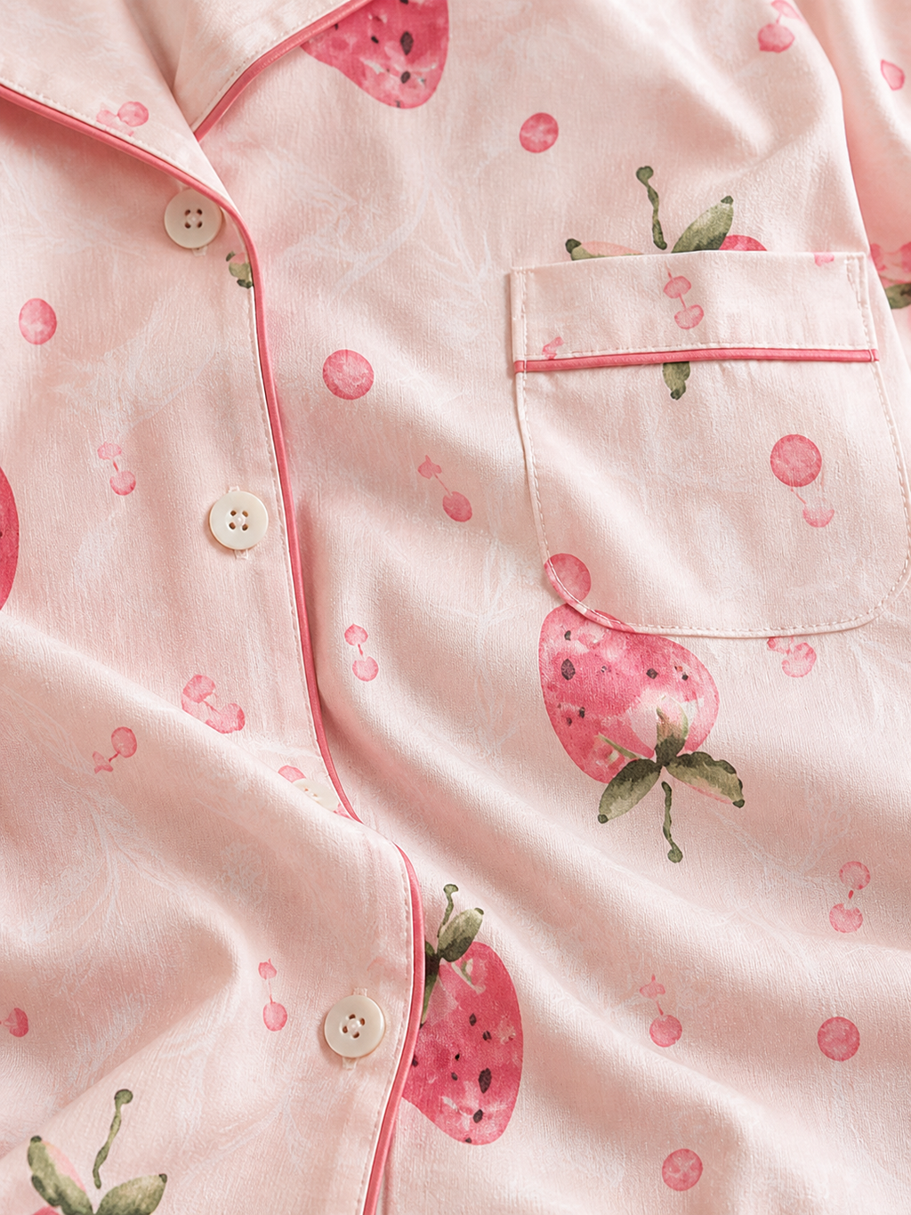 Strawberry Milk PJ Set