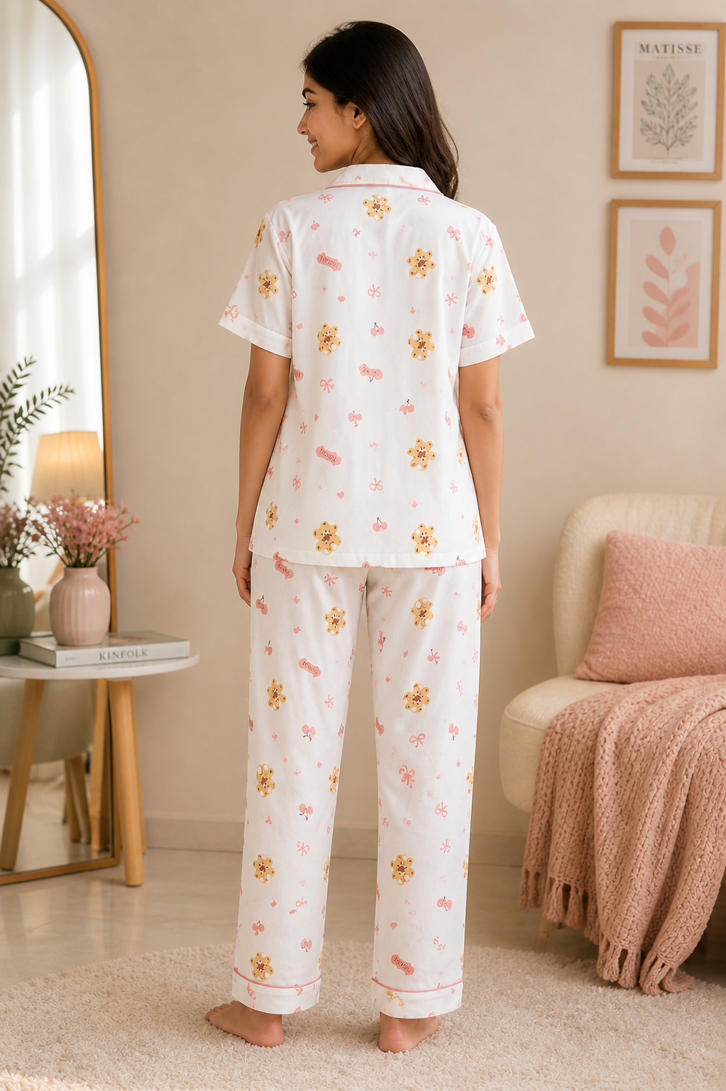 Main Character Teddy PJ Set
