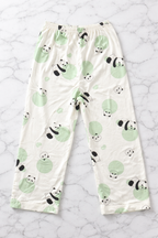 Green Panda PJ Set