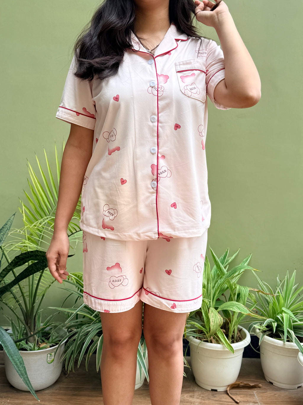 Berry Bear PJ & Shorts Set