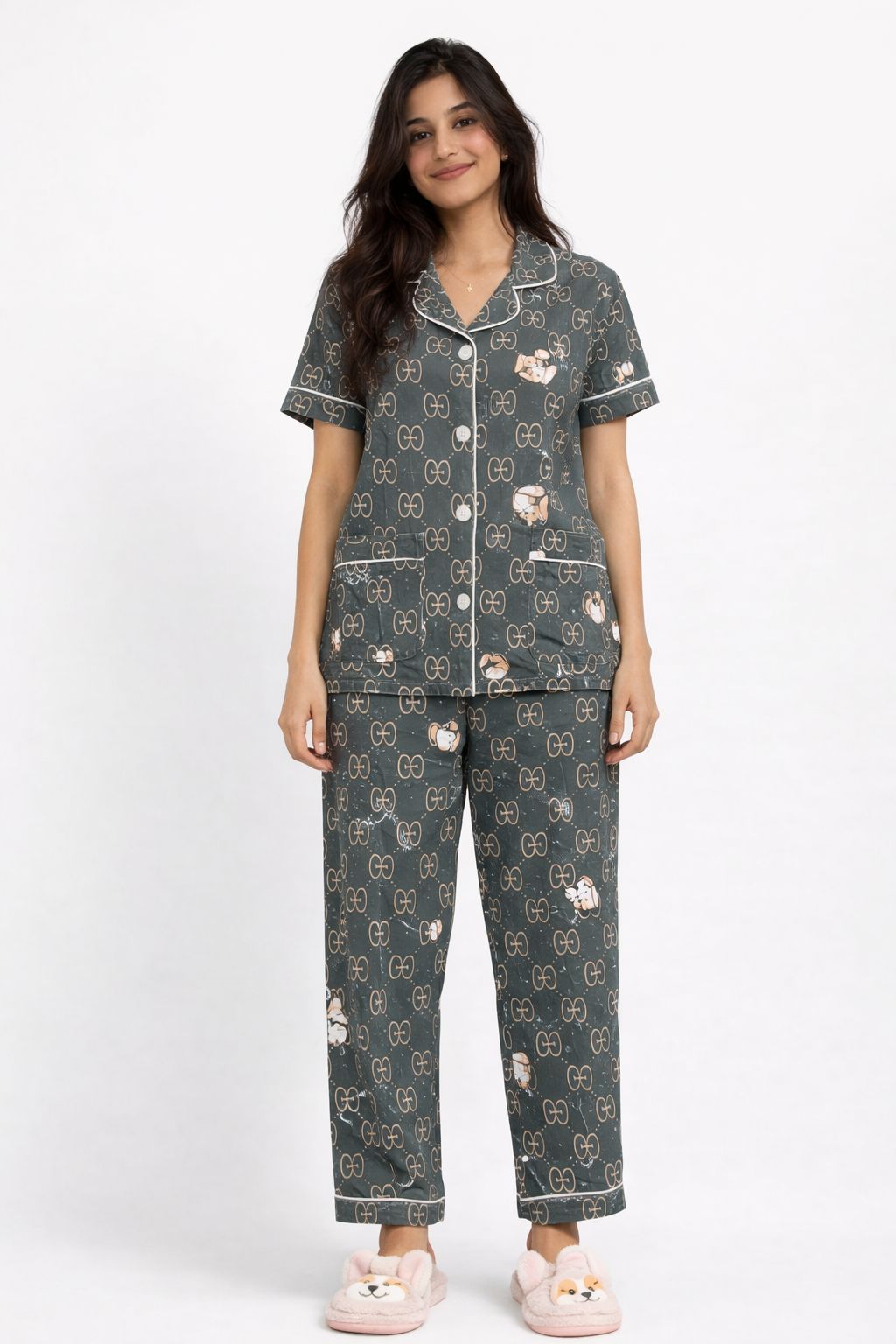 Midnight Teddy PJ Set