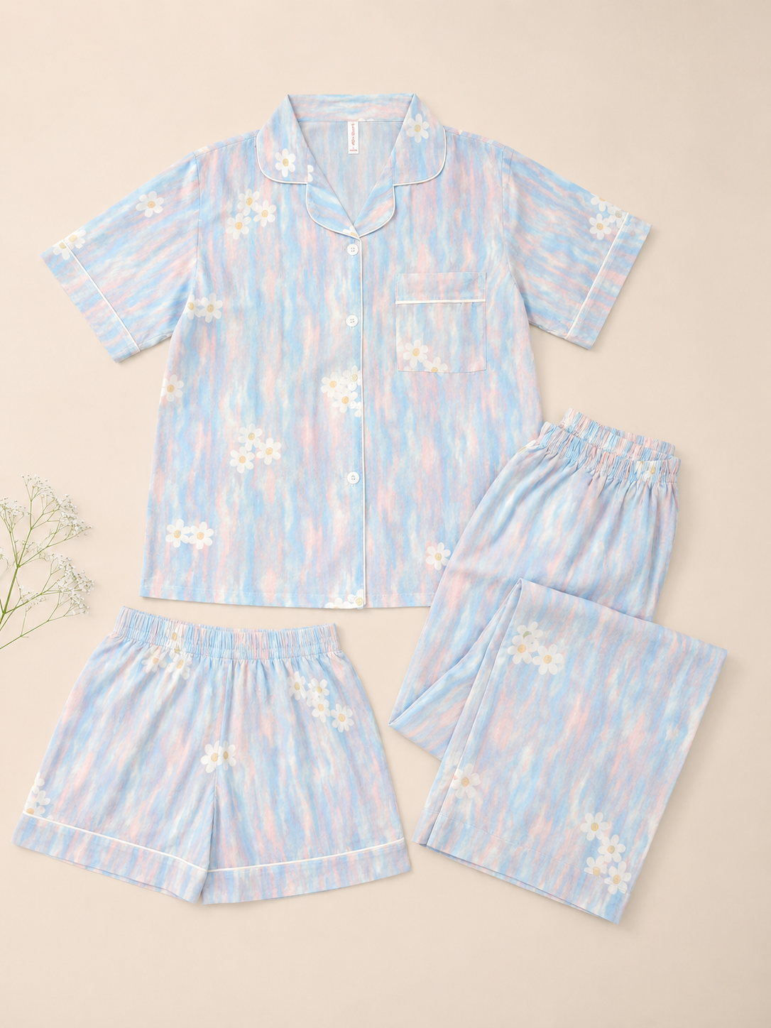 Cotton Candy PJ & Shorts Set