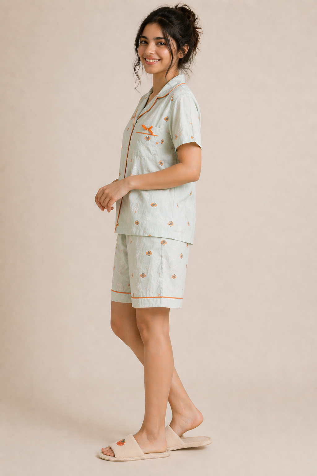 Cherry Tomato Shorts Set